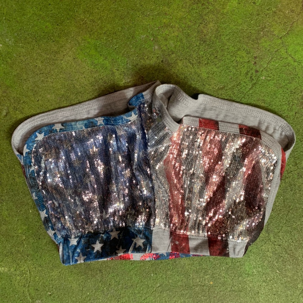 Hot pants! Booty shorts! Stars and Stripes baby!